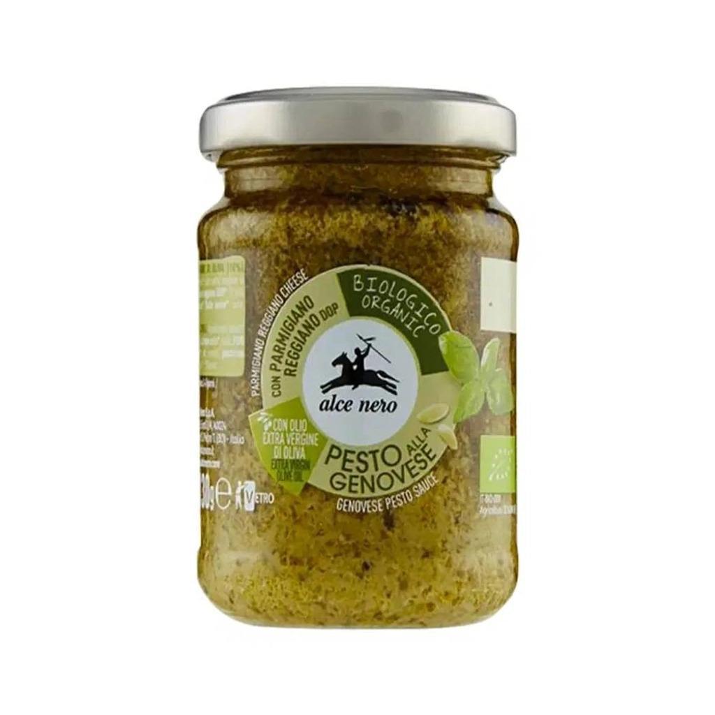 alce nero pesto genovese bio alce nero 130 gr - foto 1