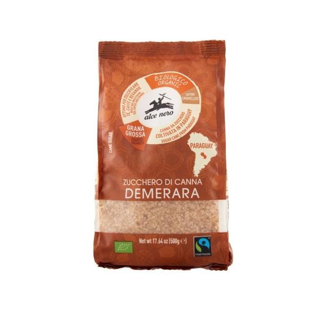 alce nero zucchero di canna demerrara biologico da 500 gr. - foto 1