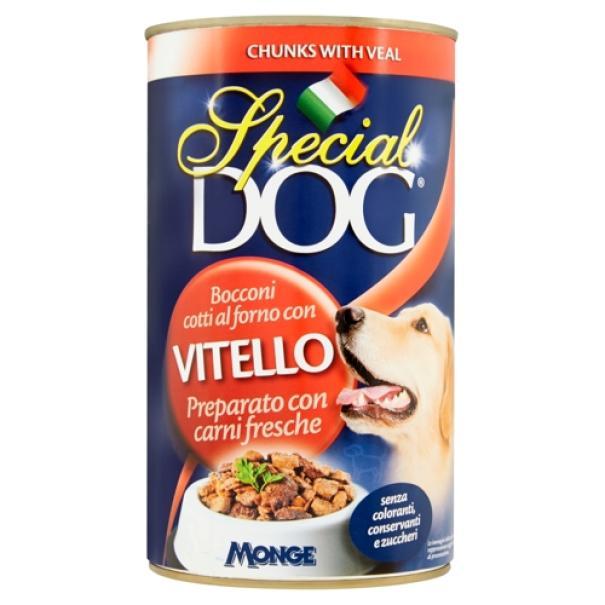 Alimento Umido per Cani Bocconi con Vitello Special Dog Alimento Umido per Cani Bocconi con Vitello Special Dog