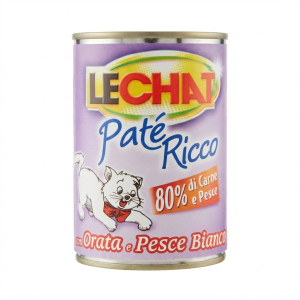 Paté al gusto di orata e pesce 400 gr lechat