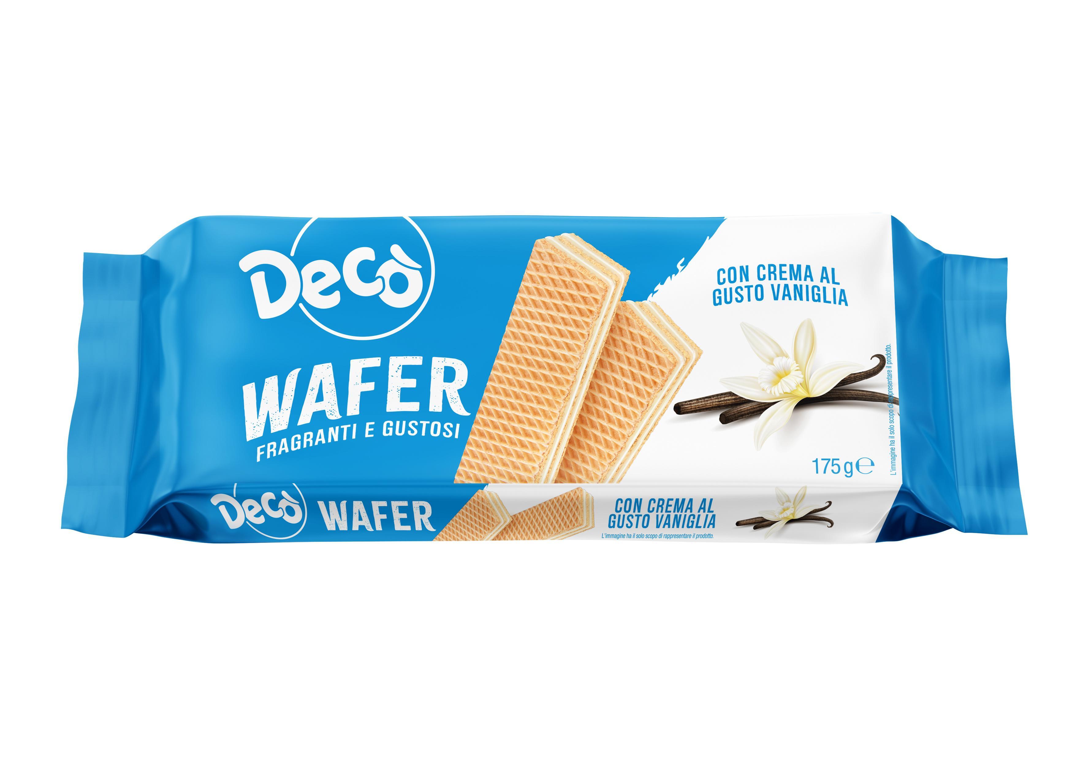 deco, wafer, wafervaniglia, dolci, snackdolci, spesaonline, 175 GR, DECO 175 GR, bonta, gusto vaniglia, qualita, dispensa, piacere, fragranza, prodotti deco, 175gr, benessere, 175 GR deco' wafer alla vaniglia deco 175 gr. - foto 1