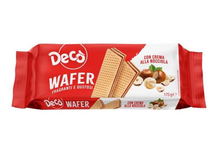 deco wafer con crema alla nocciola decò 175g - foto 1