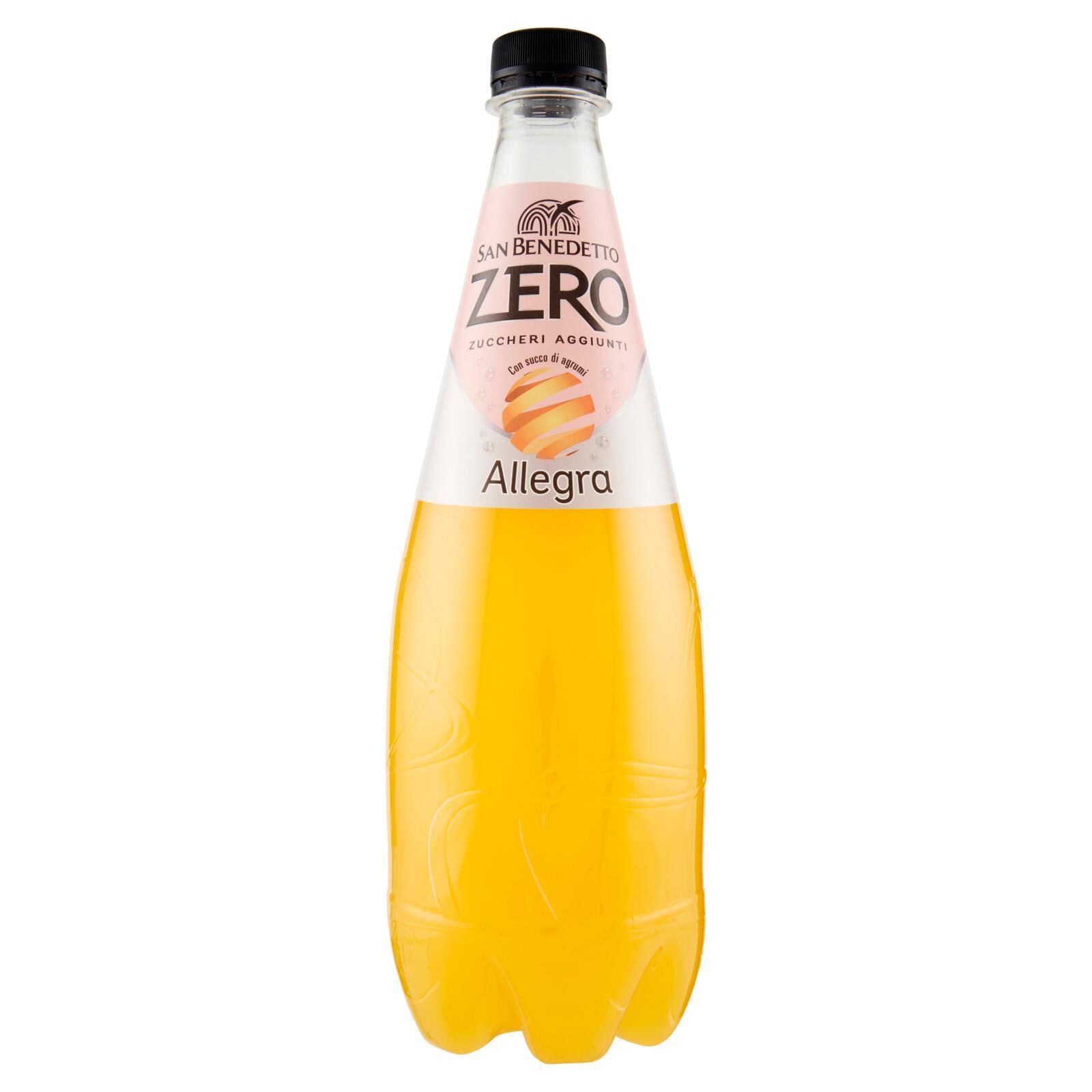san benedetto acqua frizzante allegra zero san benedetto 75 cl - foto 1