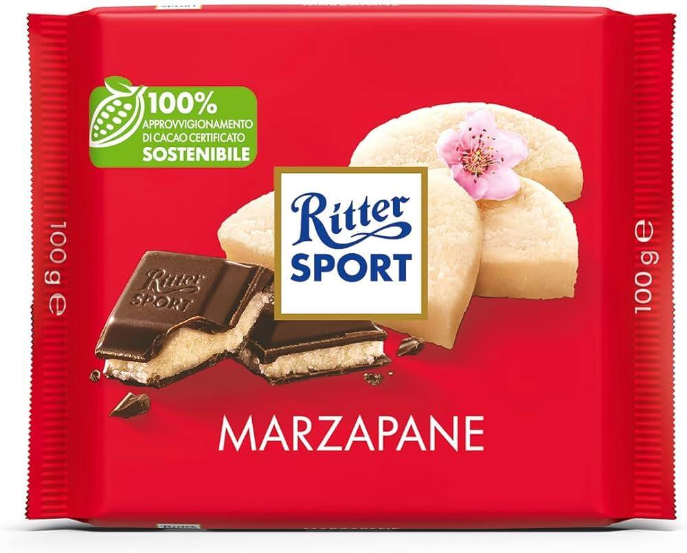 ritter sport tavoletta di cioccolato marzapane ritter sport 100 gr - foto 1