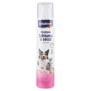 Shampoo schiuma a secco per cani e gatti