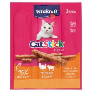 Snack per gatti cat stick mini al tacchino e agnello