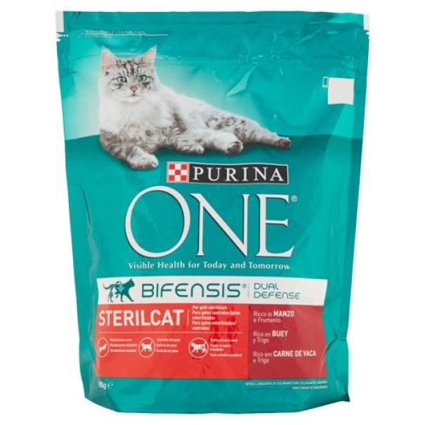 Crocchette per Gatti Sterilizzati Sterilcat Manzo e Frumento Purina One Crocchette per Gatti Sterilizzati Sterilcat Manzo e Frumento Purina One