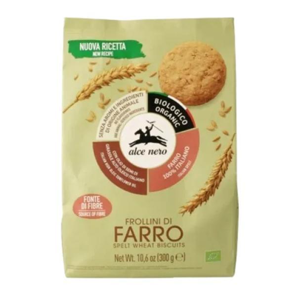 alce nero frollini di farro bio alce nero da 300 gr. - foto 1