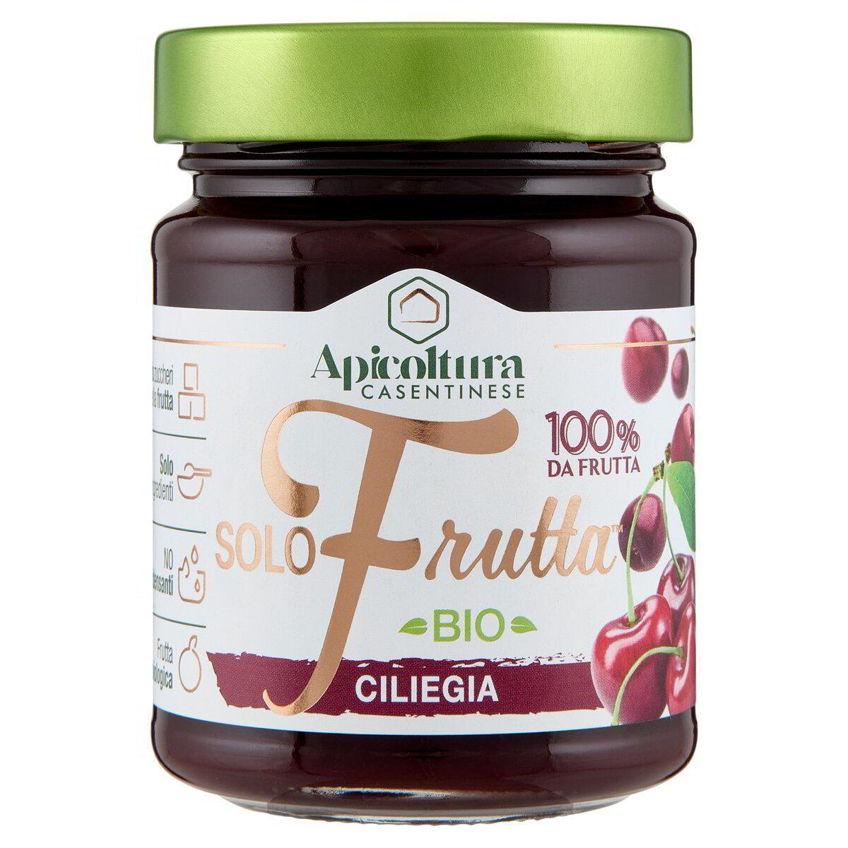 apicoltura casentinese composta a base di ciliege bio 100% frutta 295 gr. - foto 1