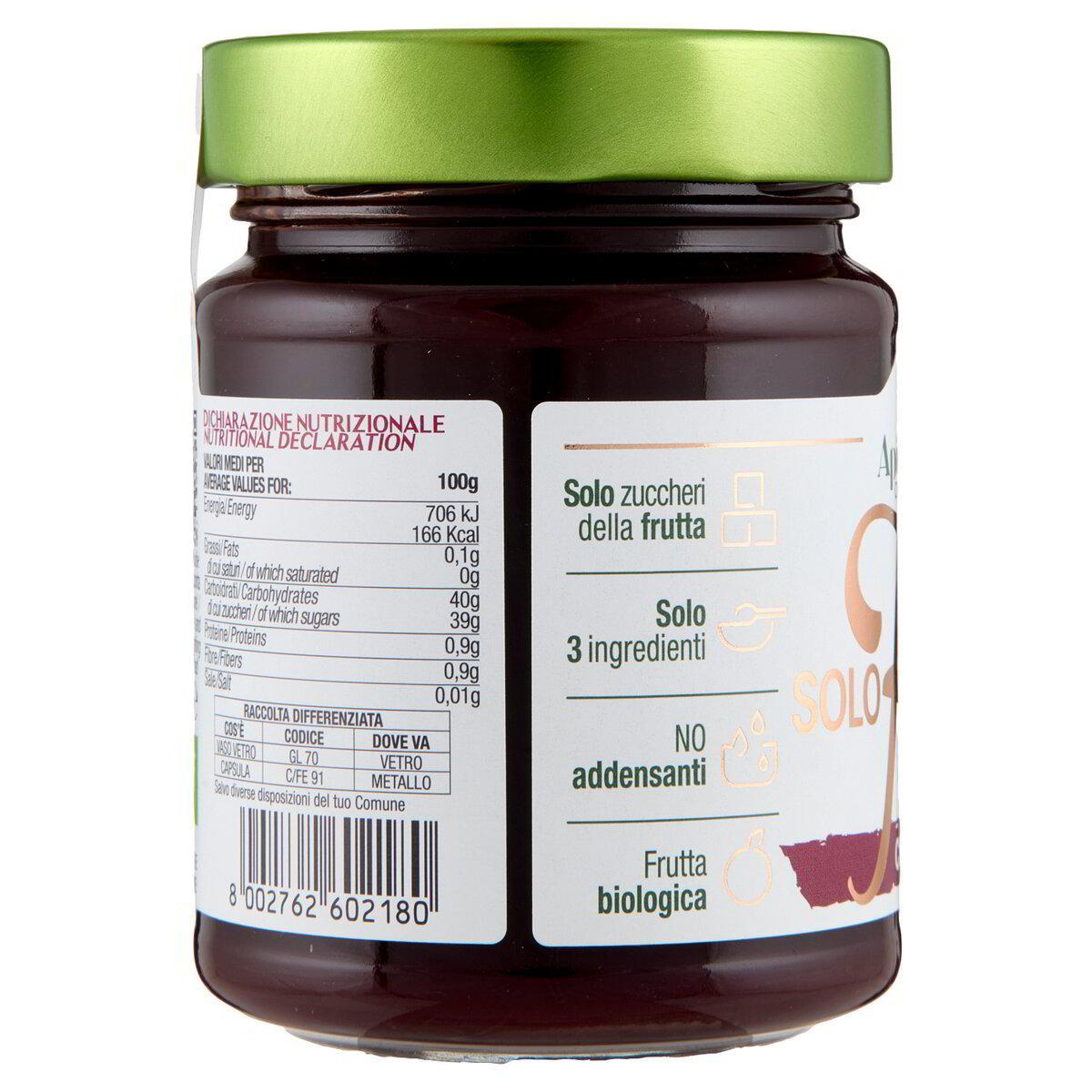 apicoltura casentinese composta a base di ciliege bio 100% frutta 295 gr. - foto 2