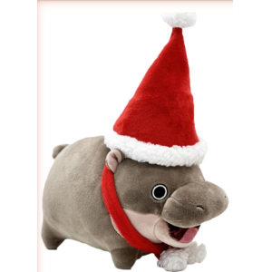 Ippopotamo pel.c/calza e musica 50cm