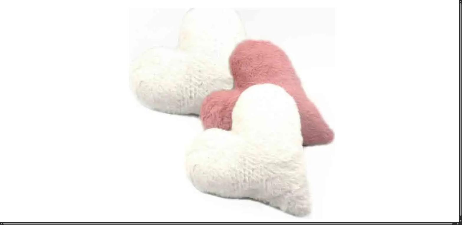 Calza natalizia FGF con cuore e peluche 60cm Calza natalizia FGF con cuore e peluche 60cm