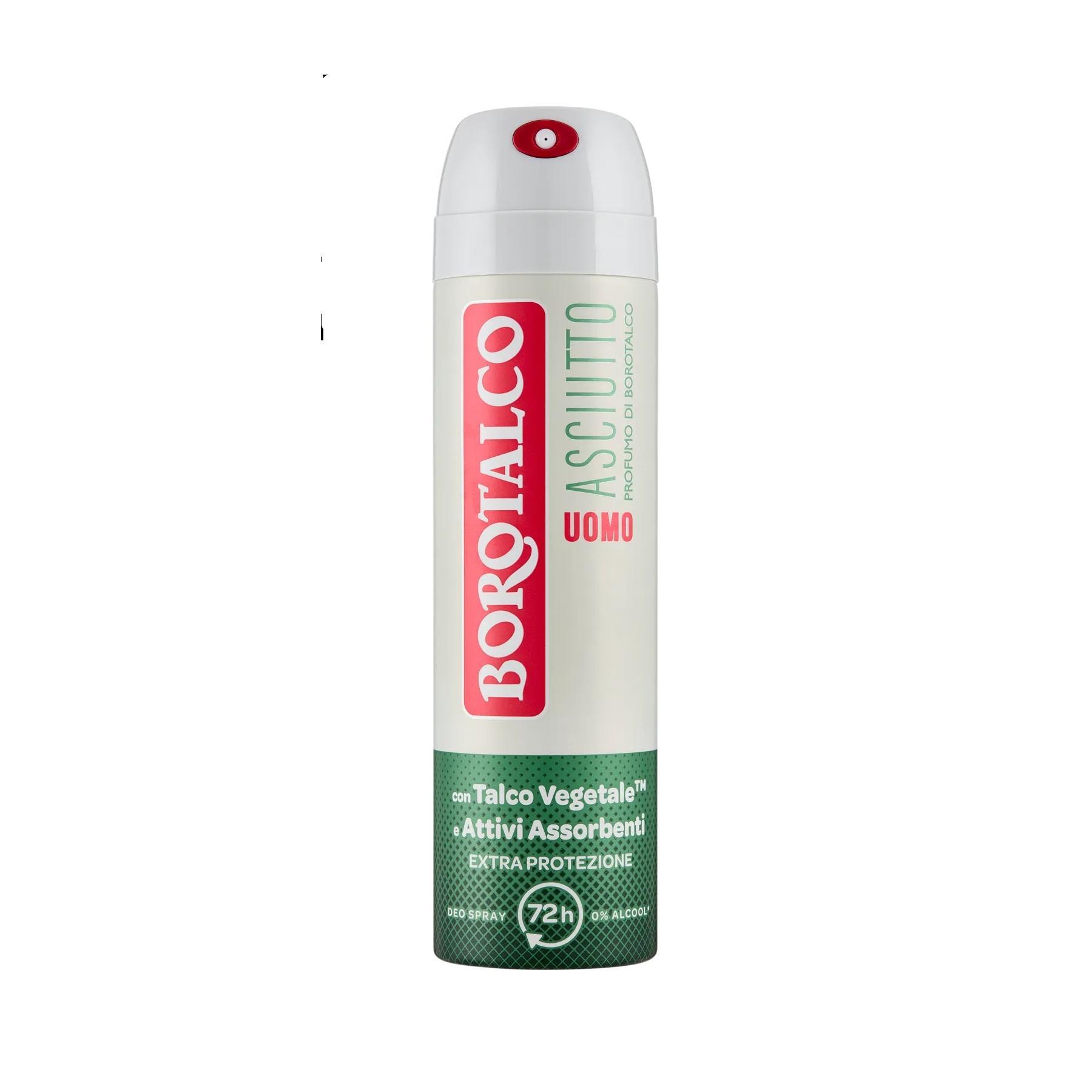 borotalco deodorante spray uomo asciutto borotalco da 150 ml. - foto 1