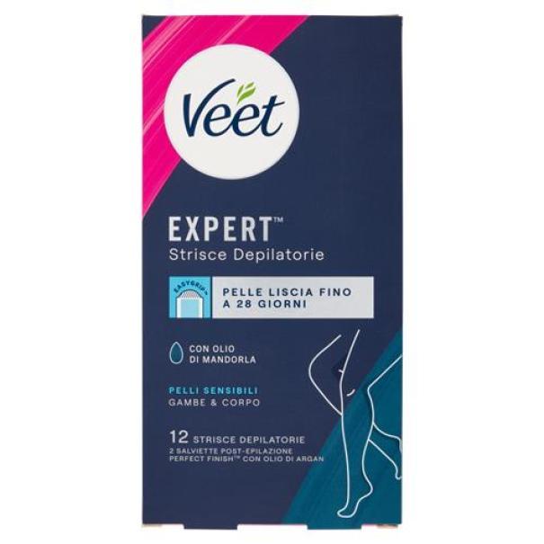 Strisce Depilatorie Corpo per Pelli Sensibili Veet Strisce Depilatorie Corpo per Pelli Sensibili Veet