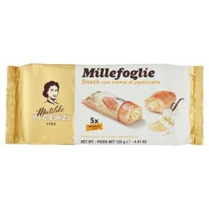 Sfoglie millefoglie d'italia alla crema pasticcera