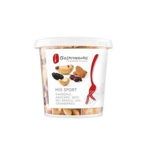 Mix sport con mandorle anacardi noci del brasile uva e cranberries 200 gr