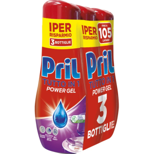 Detersivo per lavastoviglie tutto in uno gel classico  3 x 630 ml