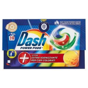 Detersivo in capsule pods power extra igienizzante colore