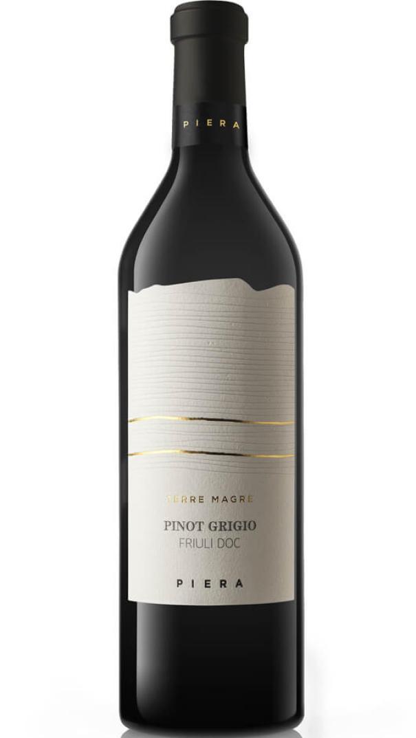 terre magre vino bianco pinot grigio italiano doc 75 cl - foto 1