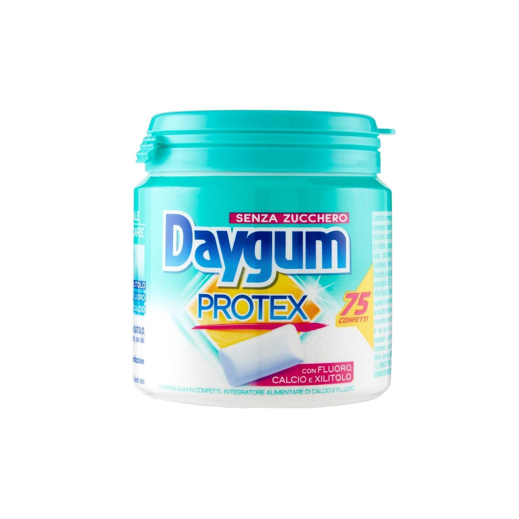 perfetti barattolo di confetti masticabili chewingum daygum protex 75 confetti 104 gr. - foto 1