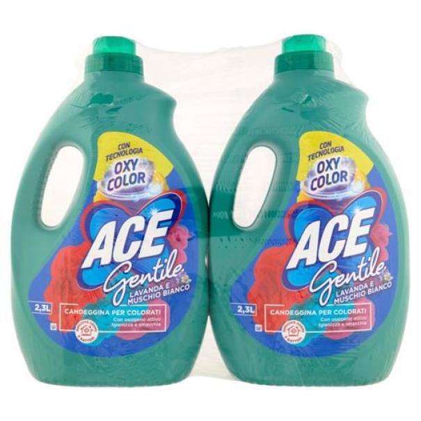 ace candeggina per colorati lavanda e muschio bianco ace gentile x2 2,3 lt. - foto 1