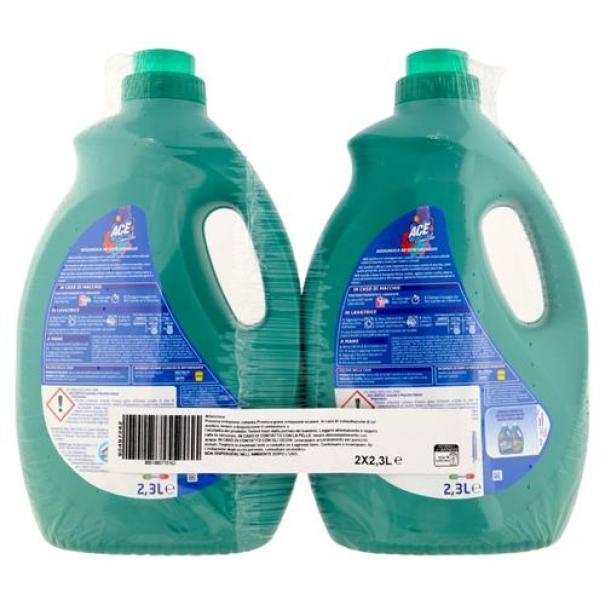 ace candeggina per colorati lavanda e muschio bianco ace gentile x2 2,3 lt. - foto 2