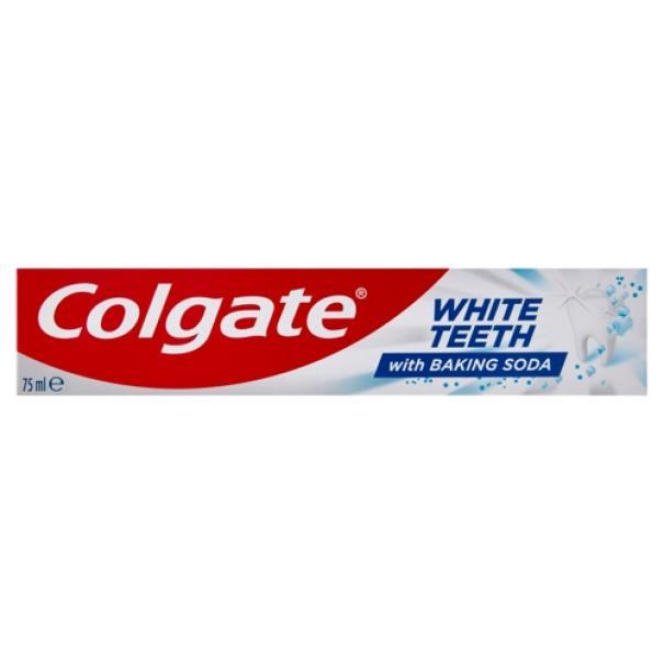 colgate dentifricio sbiancante white teeth con bicarbonato colgate 75 ml - foto 1