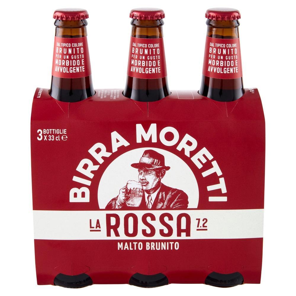 moretti birra la rossa moretti doppio malto 3x33cl - foto 1 moretti birra la rossa moretti doppio malto 3x33cl - foto 1