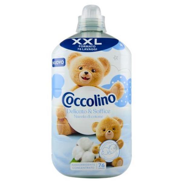 Ammorbidente Concentrato per Bucato Delicato e Soffice 76 Lavaggi Coccolino 1750 ml