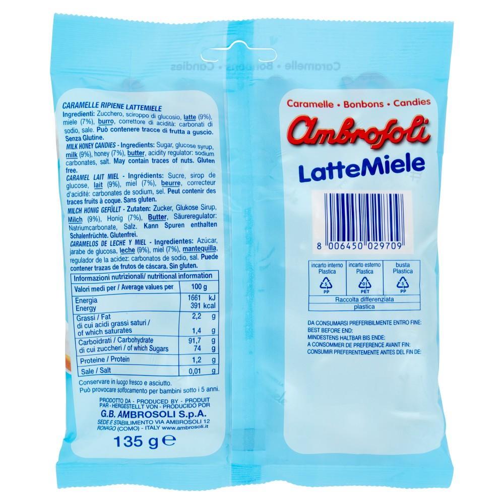 ambrosoli caramelle latte miele ambrosoli 135 gr. - foto 3