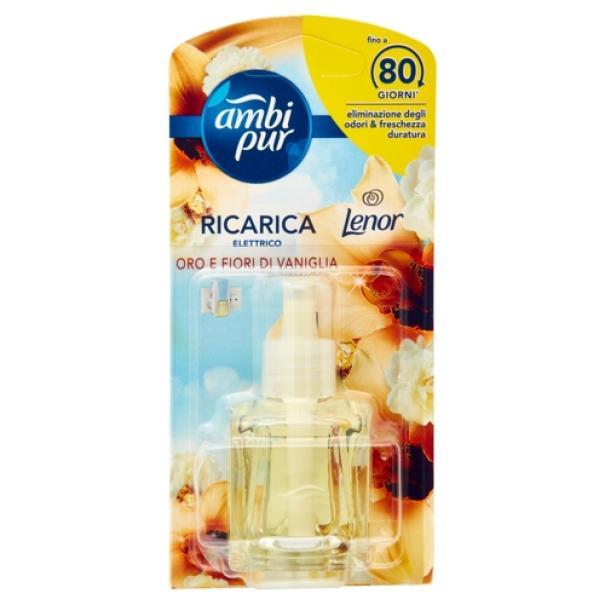 Ricarica per Diffusore Elettrico 3Volution Oro e Fiori di Vaniglia Ambi Pur Ricarica per Diffusore Elettrico 3Volution Oro e Fiori di Vaniglia Ambi Pur