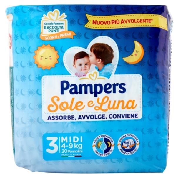 Pannolini Sole e Luna Midi Pampers