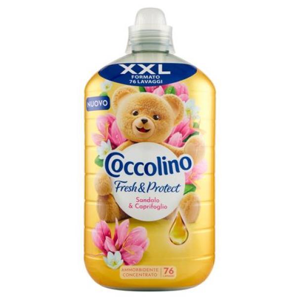 Ammorbidente Concentrato per Bucato Sandalo e Caprifoglio 76 Lavaggi Coccolino 1750 ml
