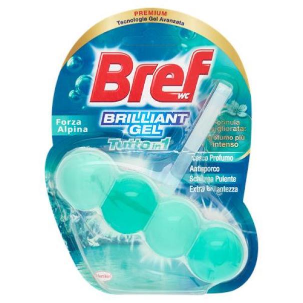 Tavoletta WC Brilliant Gel Tutto in 1 Forza Alpina Bref 42 g