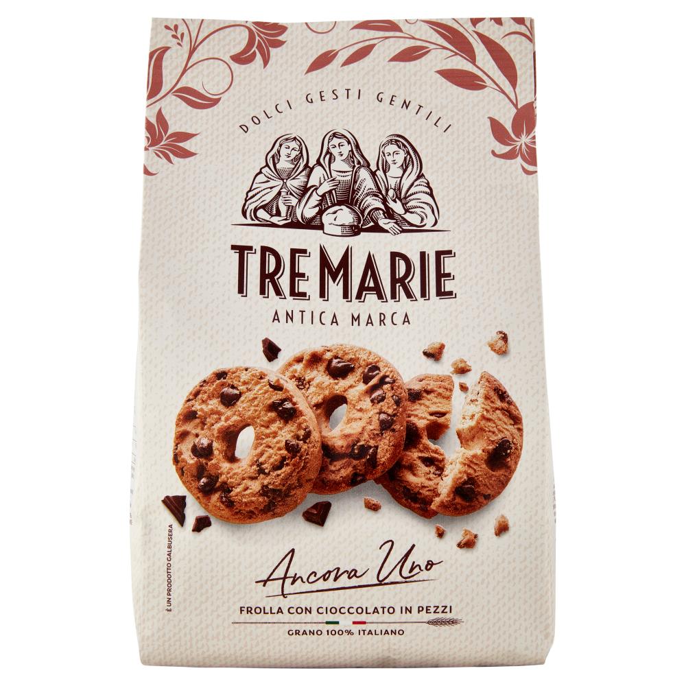 tre marie biscotti frolla con cioccolato in pezzi tre marie 360 gr - foto 1