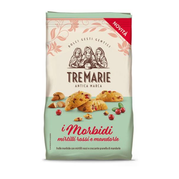 tre marie biscotti i morbidi mirtilli e mandorle tre marie 300 gr - foto 1