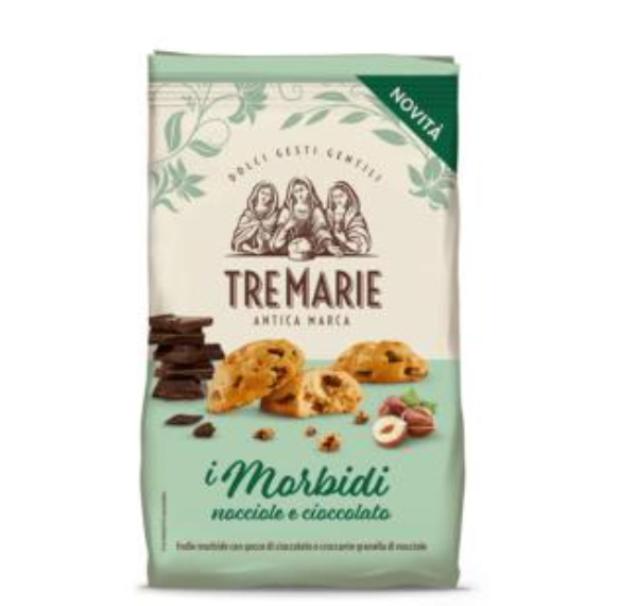 tre marie biscotti i morbidi nocciola tre marie 300 gr - foto 1