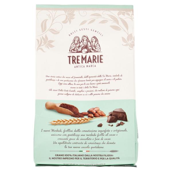 tre marie biscotti i morbidi cacao tre marie 300 gr - foto 2