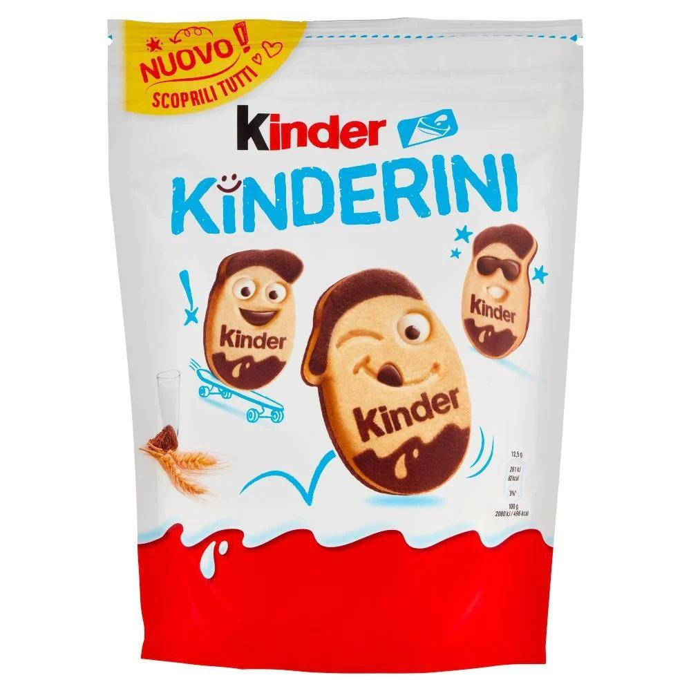 kinder biscotti frollini kinder kinderini al latte e cacao 250g - foto 1 kinder biscotti frollini kinder kinderini al latte e cacao 250g - foto 1