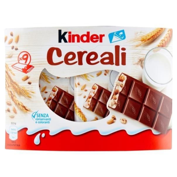 Barrette di Cioccolato al Latte con Cereali Cereali Kinder Barrette di Cioccolato al Latte con Cereali Cereali Kinder