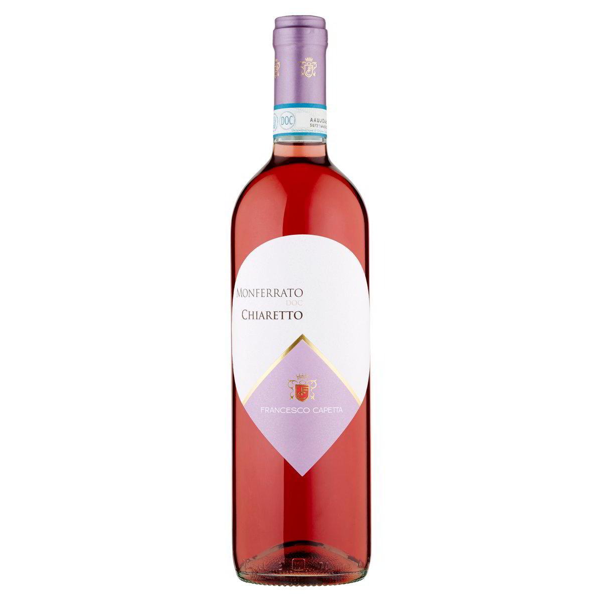 capetta vino rosato chiaretto mon doc capetta 75 cl - foto 1