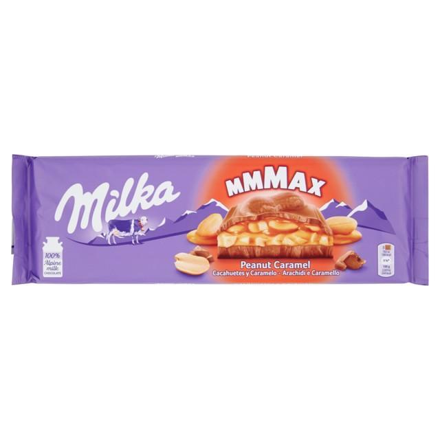 milka, cioccolato, caramello, arachidi, dolciumi, snack, golosita, eccellenza, MILKA, 276 GR, 1 milka tavoletta cioccolato al latte con caramello e arachidi milka 276 gr - foto 1