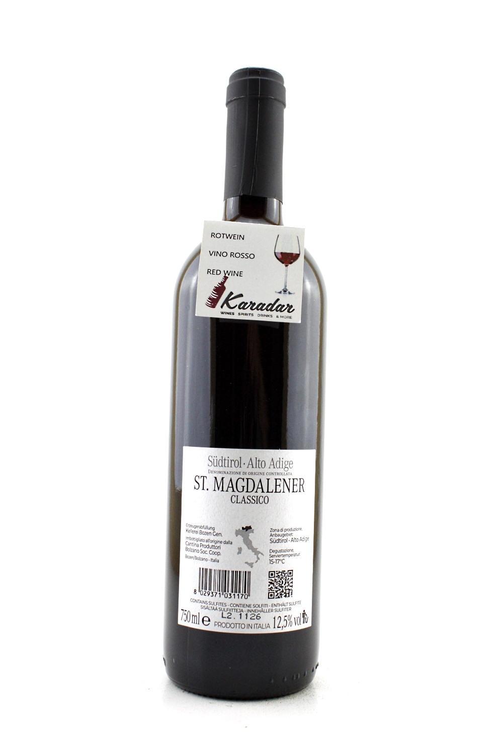 cantina bolzano vino rosso santa maddalena classico cantina bolzano 75 cl - foto 2