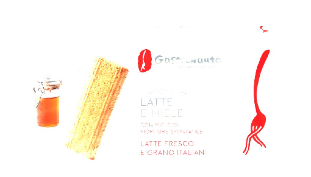 gastronauta biscotti al latte e miele gastronauta 250 gr - foto 1