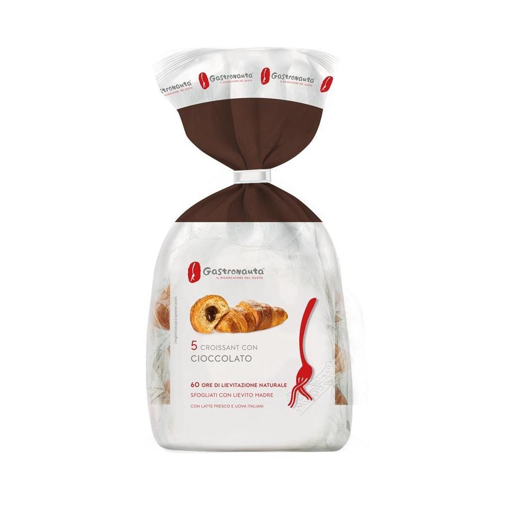 gastronauta croissant classici al cioccolato gastronauta 5 pz. 280 gr. - foto 1