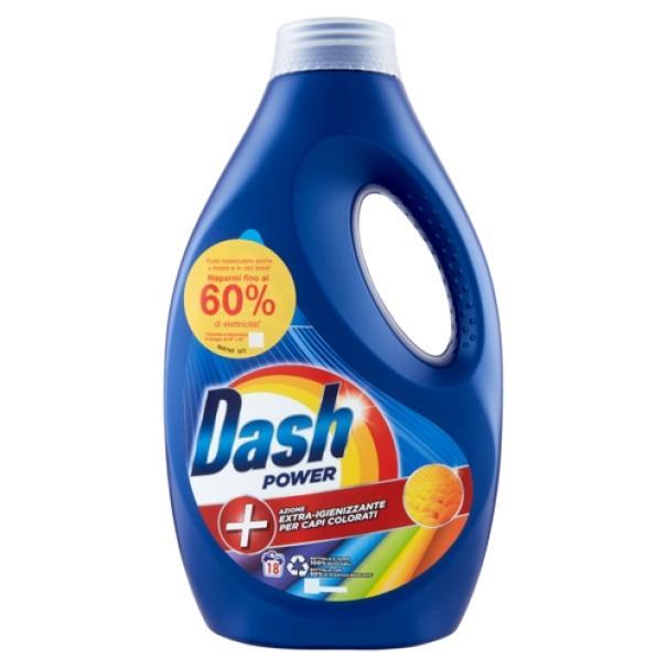 Detersivo Liquido Lavatrice Power Extra Igienizzante Colore Dash Detersivo Liquido Lavatrice Power Extra Igienizzante Colore Dash