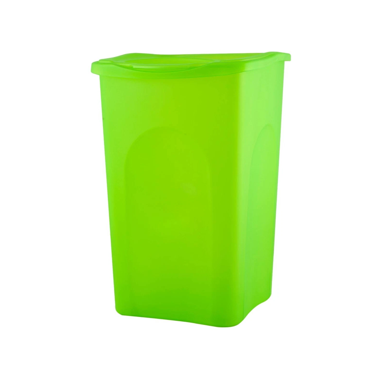 home cestino portatutto traslucido verde sitemazione patty home 50 lt. - foto 2