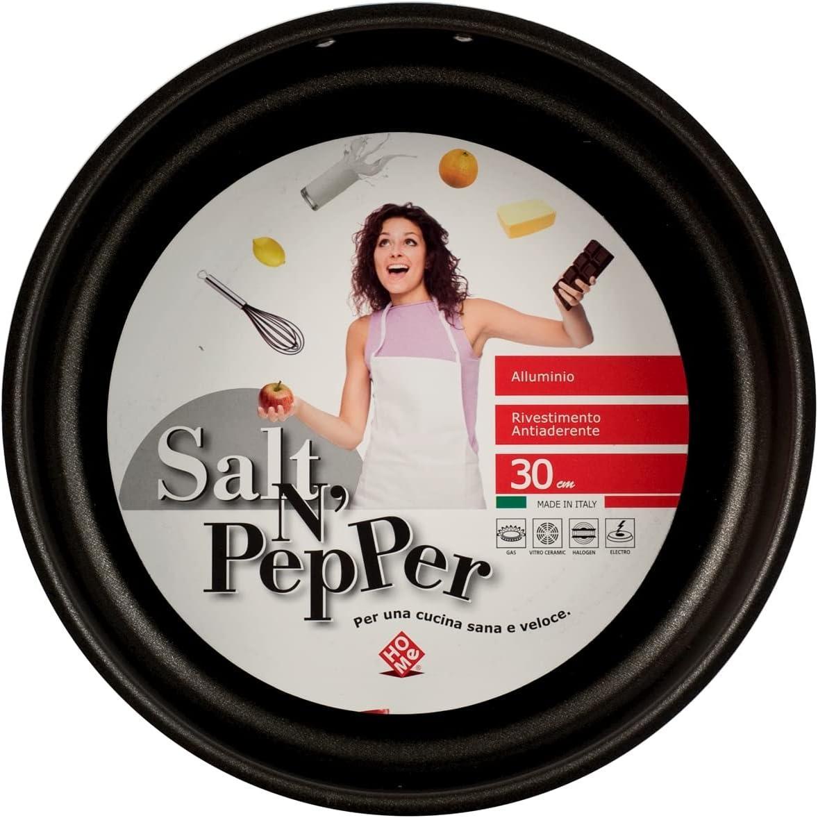 home teglia forno in alluminio con rivestimento antiaderente salt n' pepper home 22 cm. - foto 3
