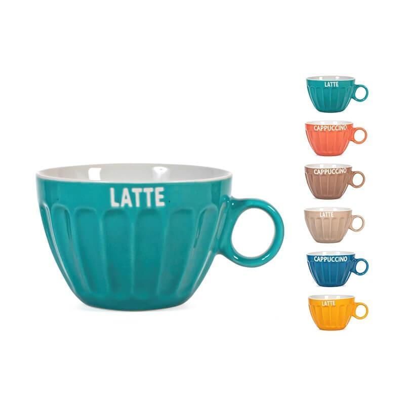 home tazza jumbo con scritta assortite home 40 cl. - foto 1