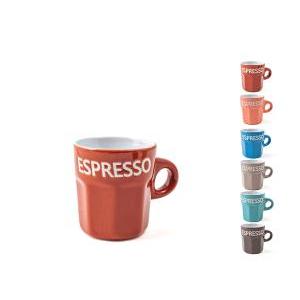 Tazza caffè scritta realizzata in stoneware in decori assortiti  7,5 cl.